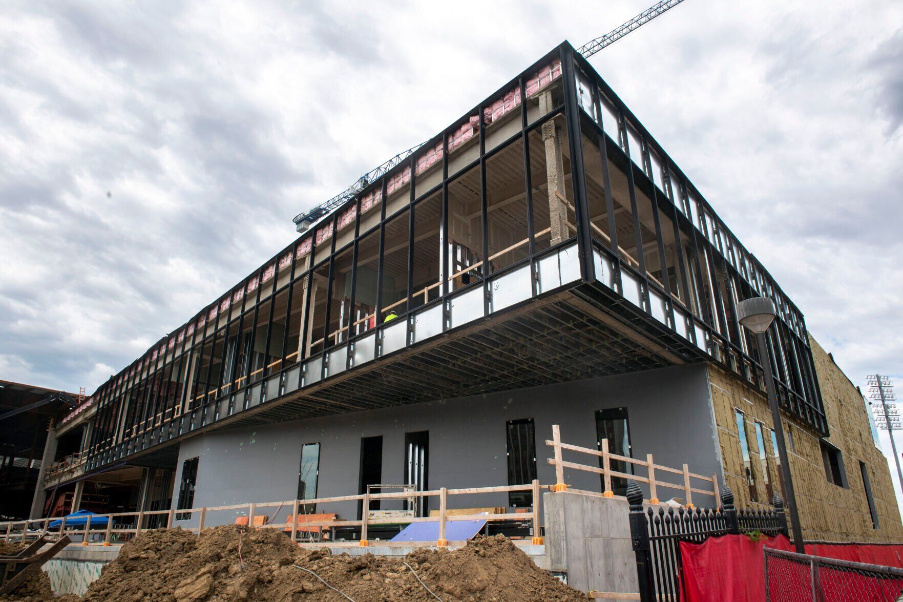 NE corner of Memorial Stadium, 9.1